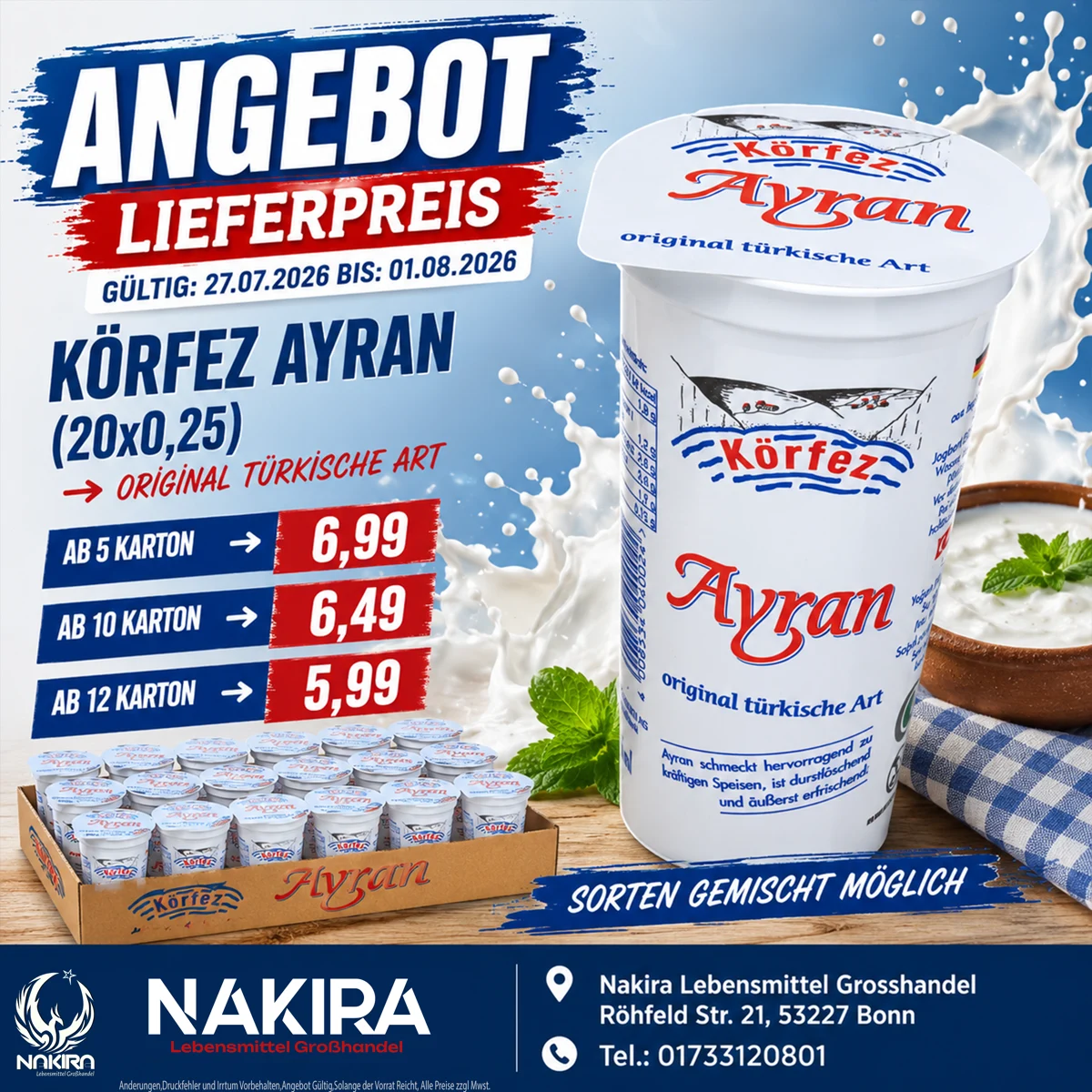 Nakira korfez kampanya tasarımı